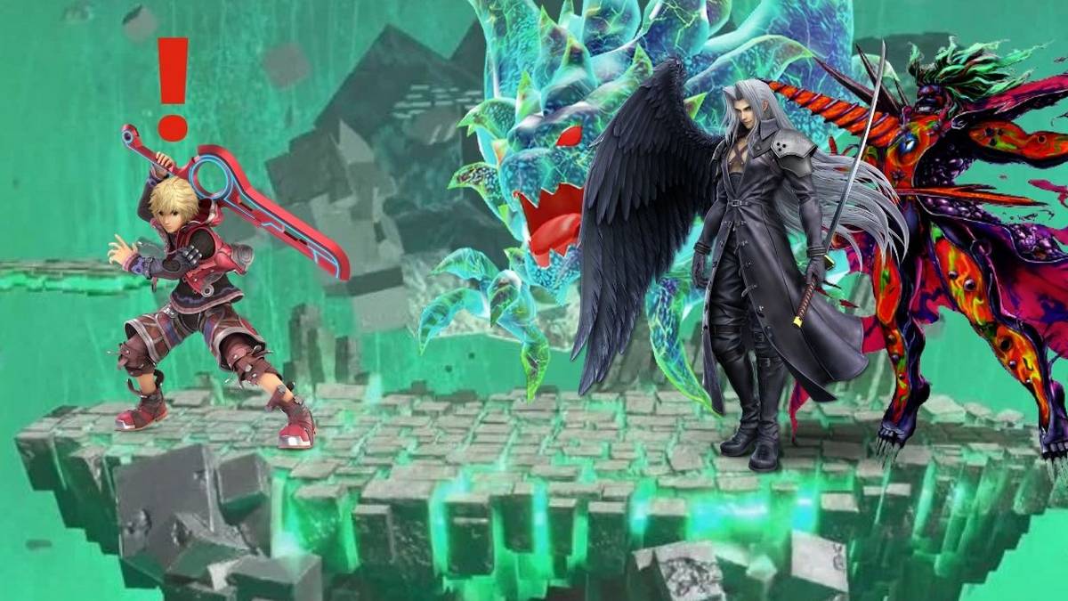 super smash bros ultimate sephiroth killing shulk