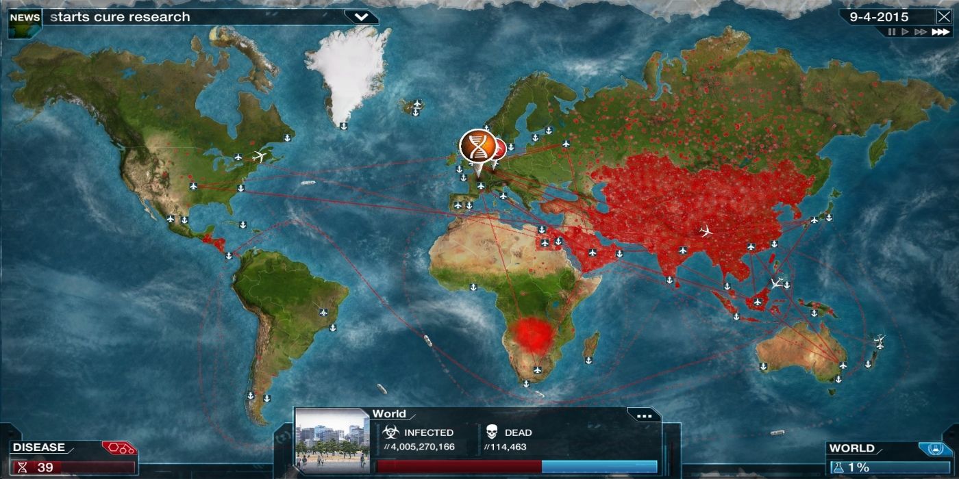 plague inc evolved the cure