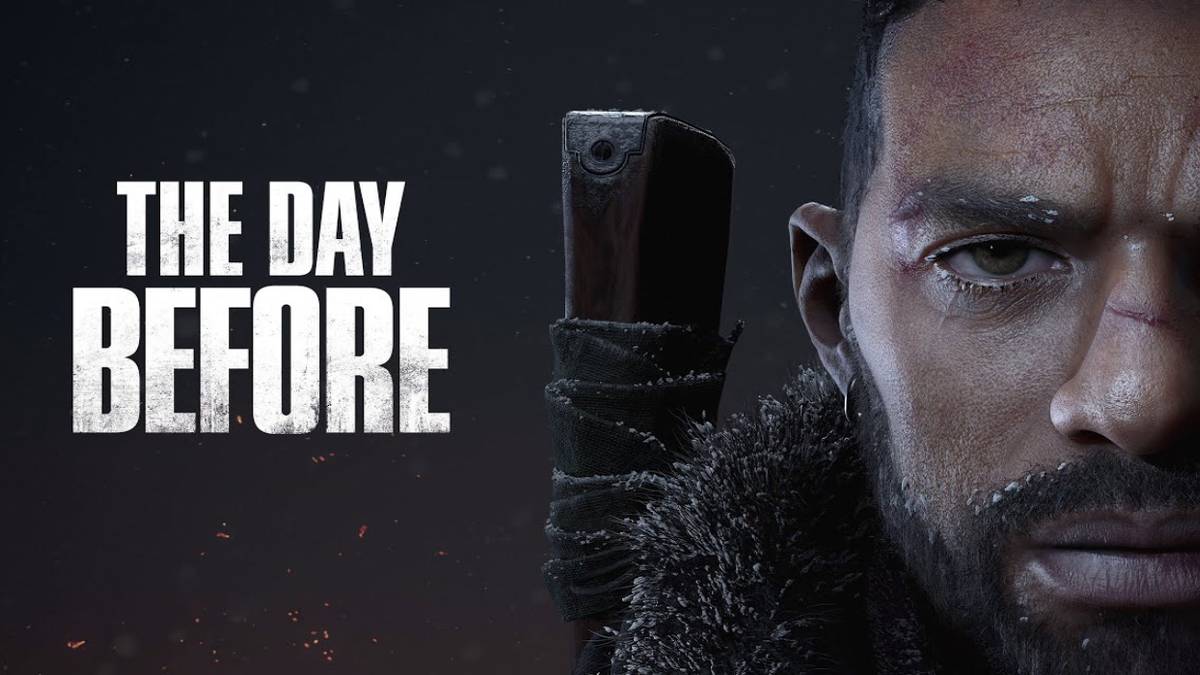 the day before title with mans face on the right