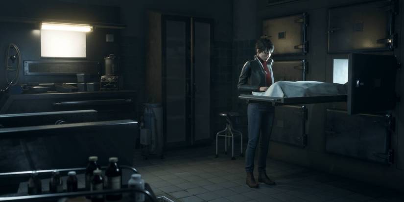 the medium marianne in a morgue