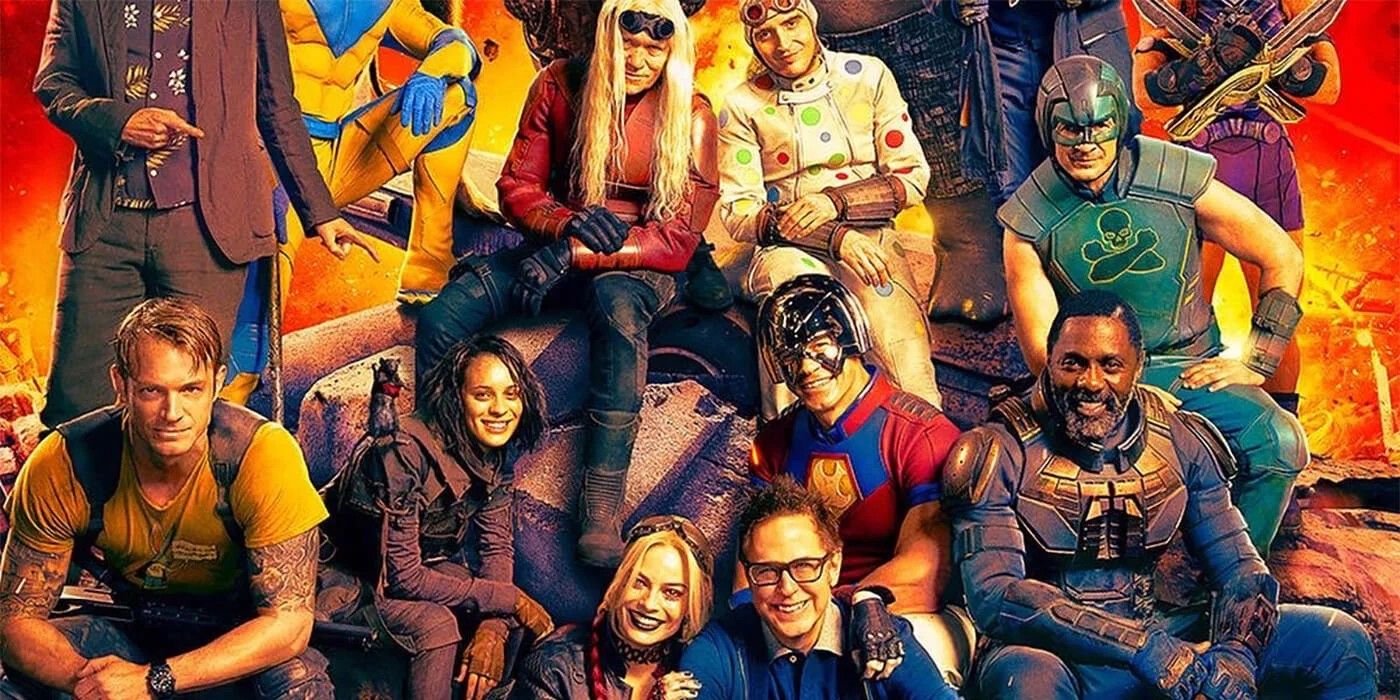 the suicide squad cast with director james gunn