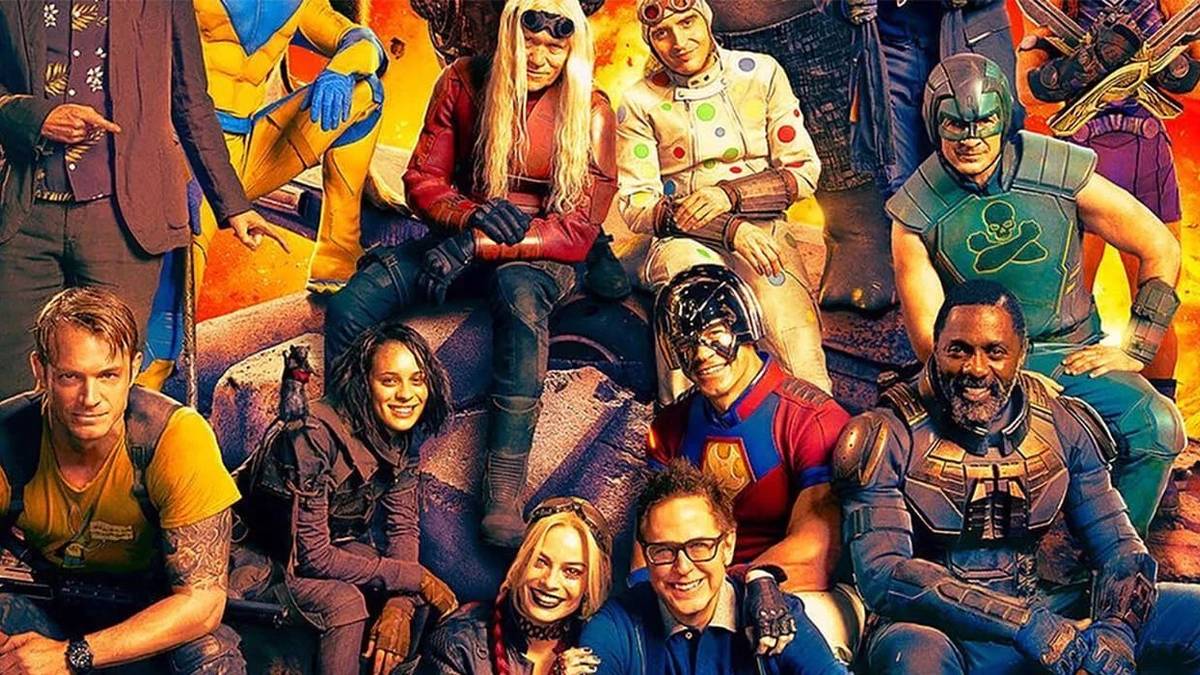 the suicide squad cast with director james gunn