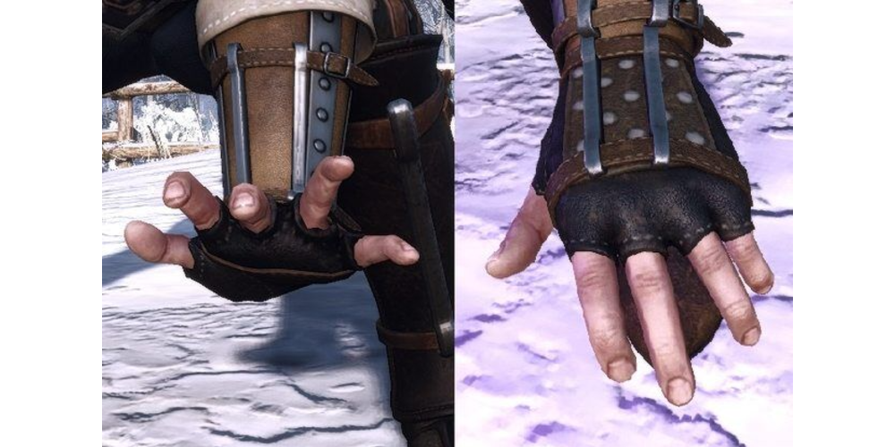 geralt making the hand sign to cast yrden