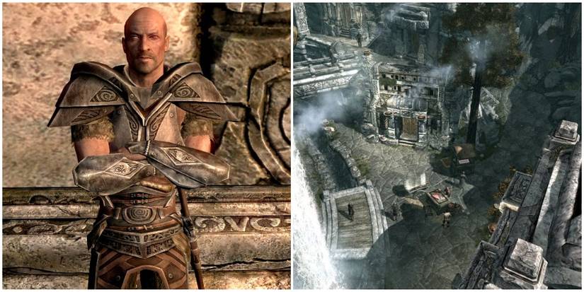 Thongvor Silver-Blood beside an image of Markarth