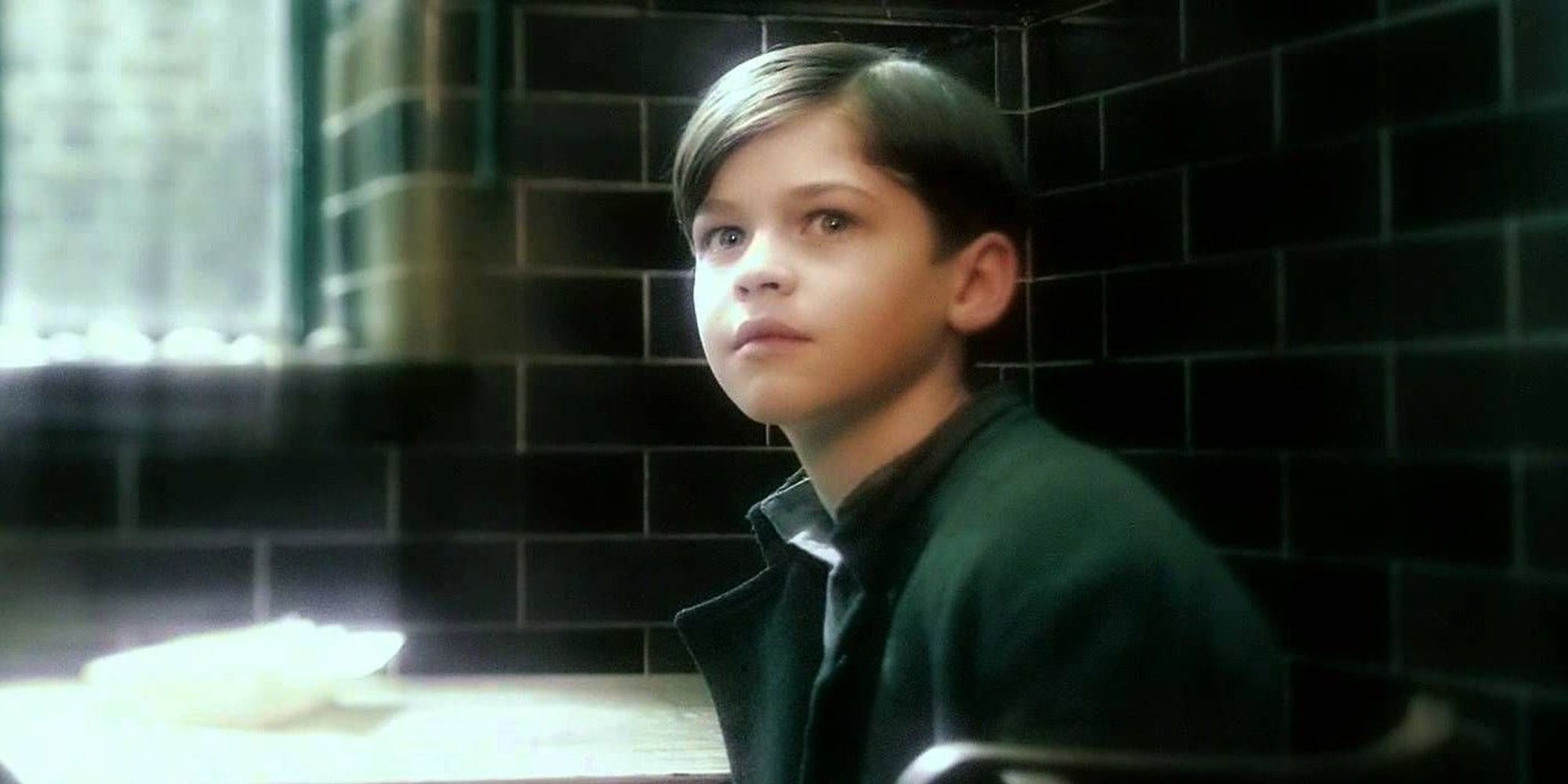 Voldemort at the age of 11, portrayed by Ralph Fiennes' nephew, Hero