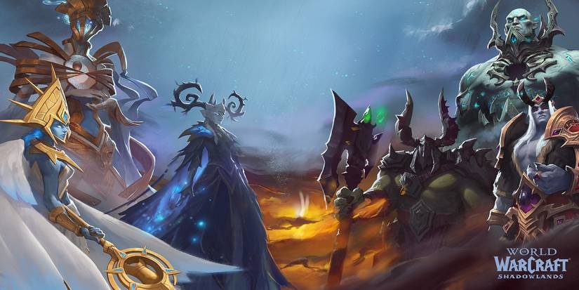 world of warcraft shadowlands loading screen art of eternal ones