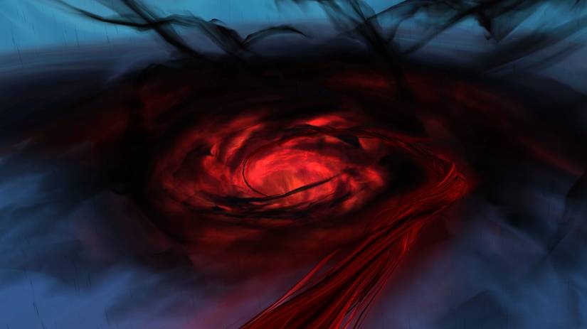 world of warcraft shadowlands the maw in-game screenshot from far away