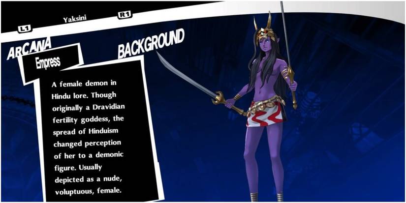 a figure from hindu and buddhist mythology in personal 5 royal