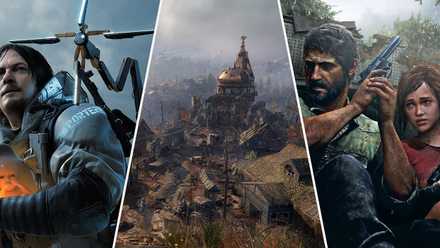 Death Stranding, Metro Exodus, and Last of Us