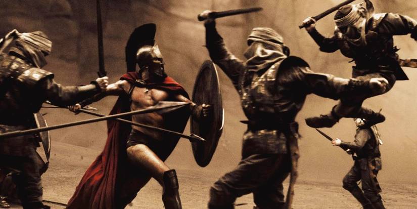 The warriors fight in 300