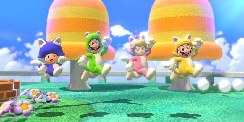Super Mario 3D World + Bowser's Fury gameplay screenshot