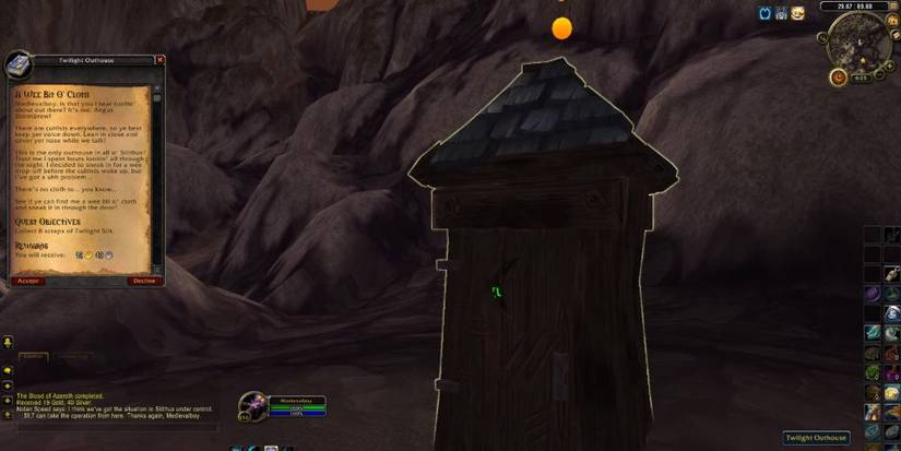 A Wee Bit O Cloth Warcraft Funniest Quest Silithus