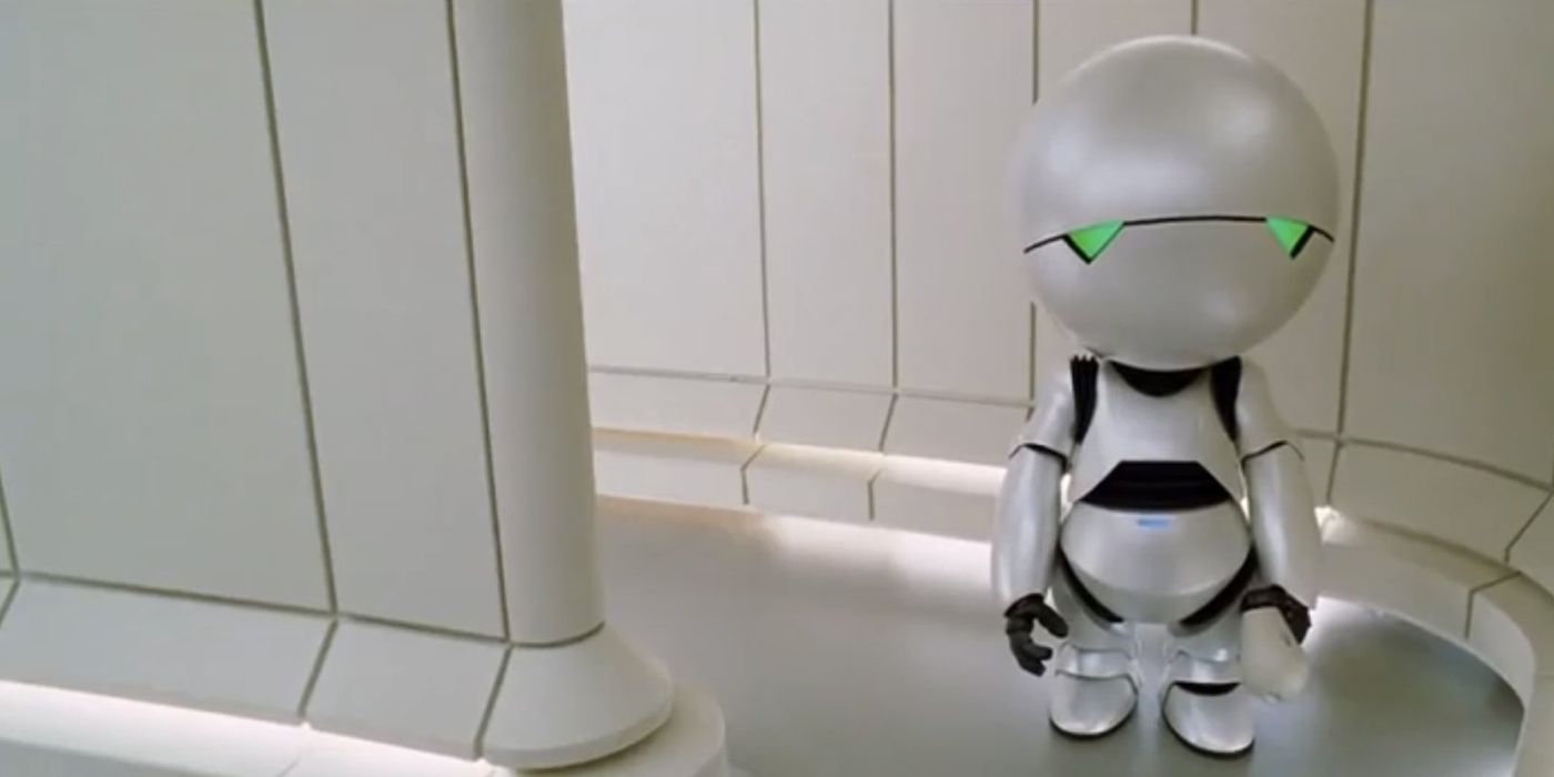 ADORABLE SCI-FI MOVIE ROBOTS - Marvin the Paranoid Android