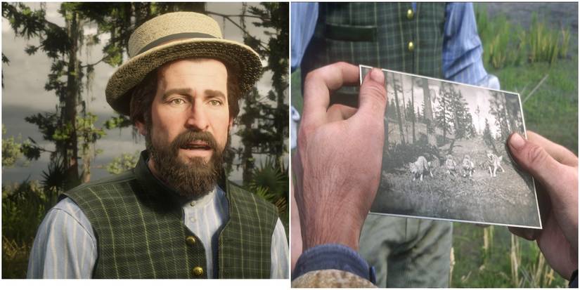 RDR2 Albert Mason and Wolf Photograph Gift