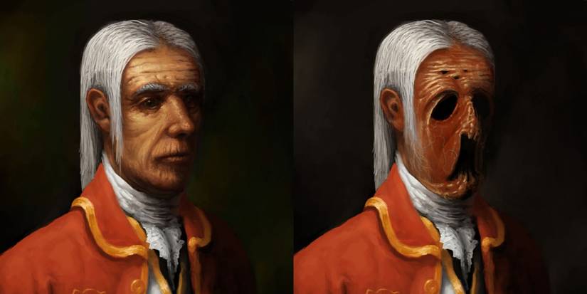 The two faces of Alexander Von Brennenburg.