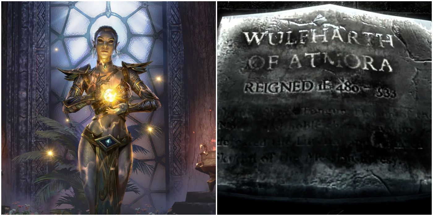 Almalexia & Plaque To Wulfharth From The Elder Scrolls