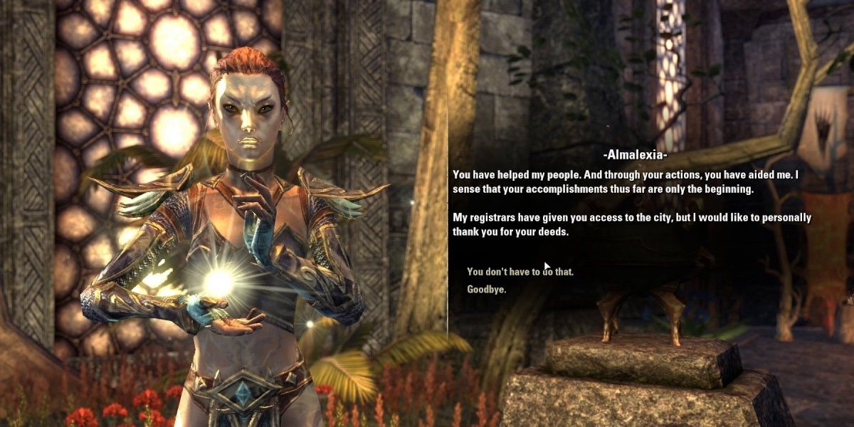 Almelexia from The Tribunal Dialogue in ESO