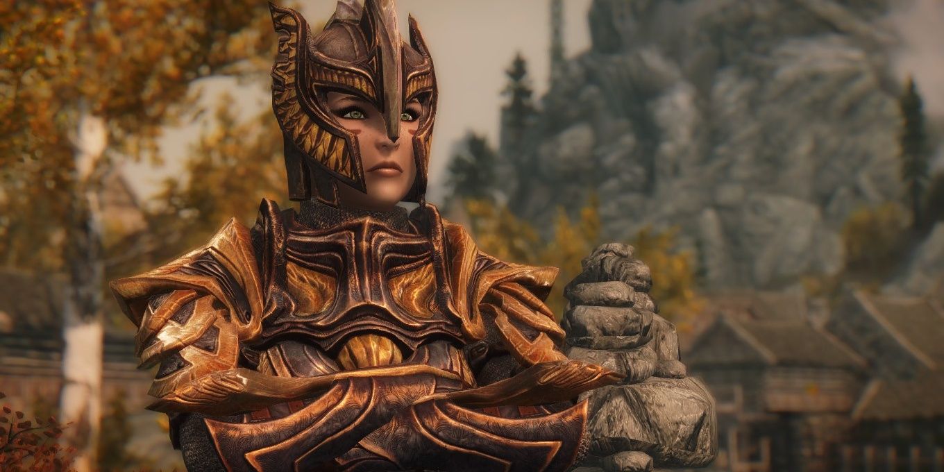 Full Suit Of Amber Armor From The Elder Scrolls V Skyrim