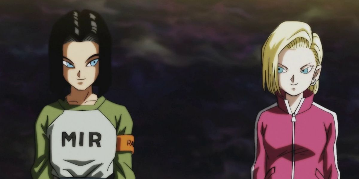 Android 17 and 18 in Dragon Ball Super