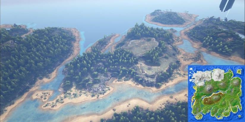 Ark: Survival Evolved Caverns of Lost Faith Screenshot with Map Included