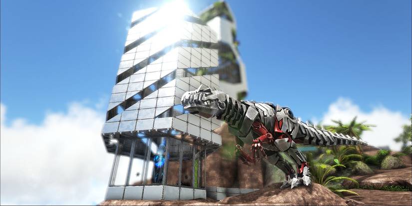 Ark Survival Evolved Tek T-Rex Base