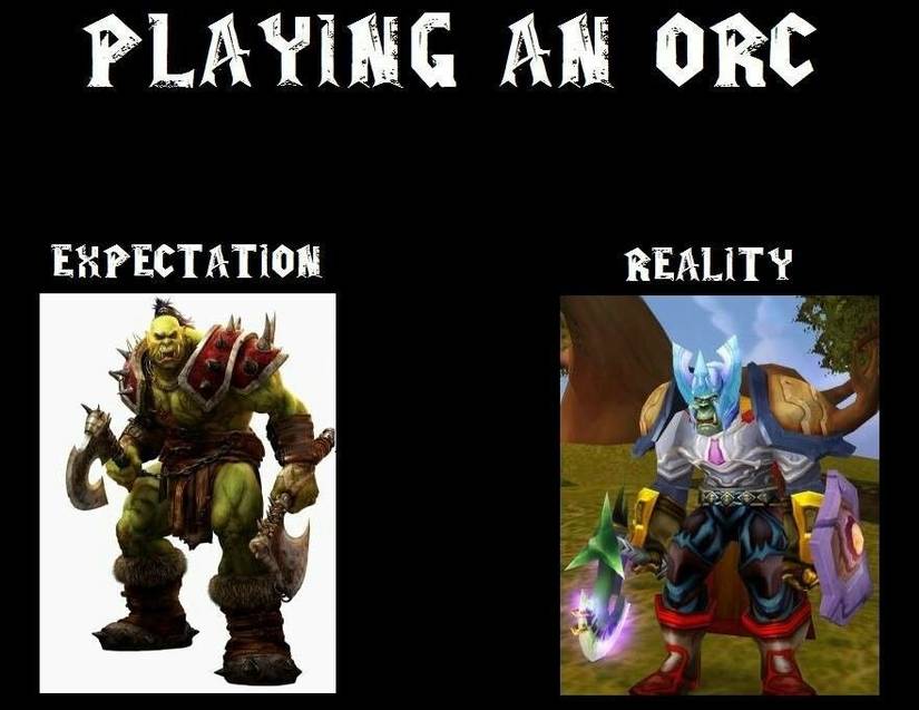 Armor Sets Orc Outland World of Warcraft Burning Crusade Classic Memes