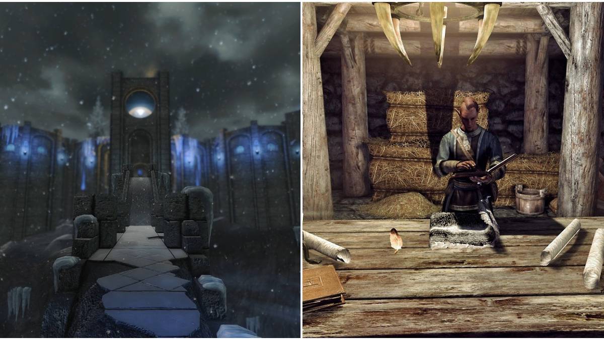 The College Of Winterhold & Enthir From The Elder Scrolls V Skyrim