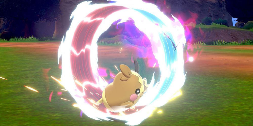 Morpeko using Aura Wheel