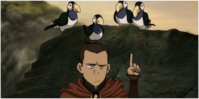 Screenshot of Sokka from Avatar: The Last Airbender