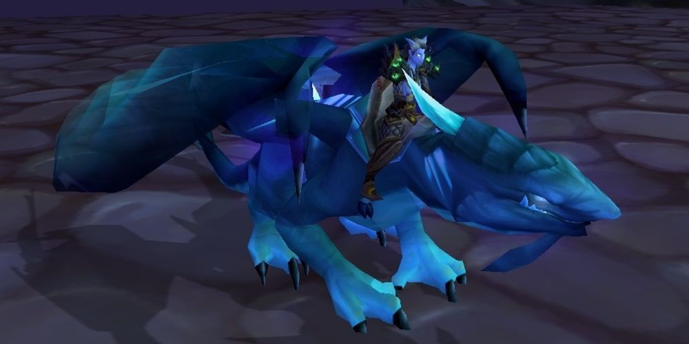 Azure Netherwing Drake World of Warcraft Burning Crusade Classic Mount