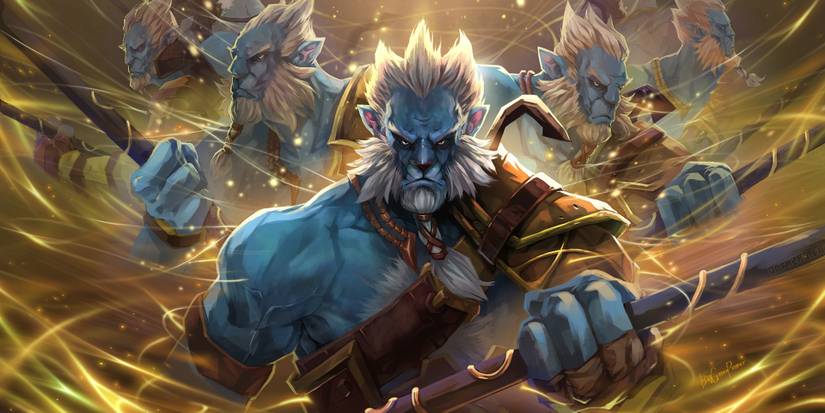 Azwraith the Phantom Lancer from DOTA 2