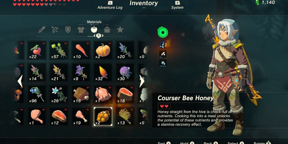 Courser Bee Honey in Breath of the Wild