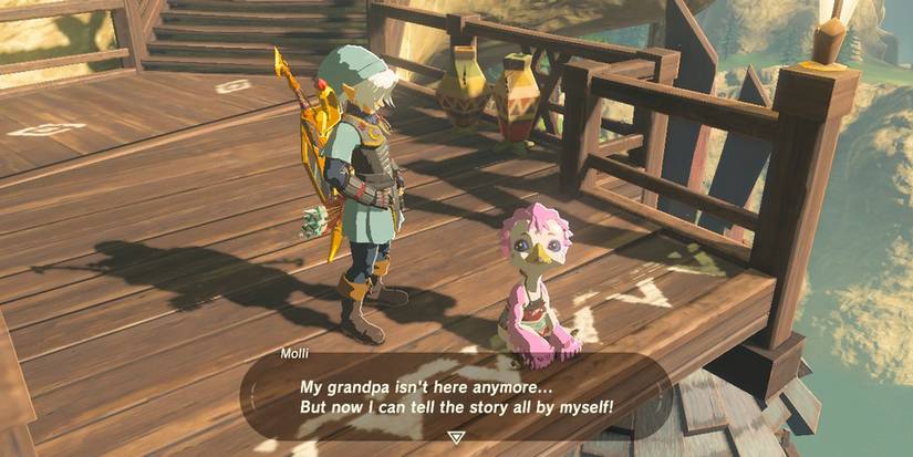 Molli in Rito Village BOTW
