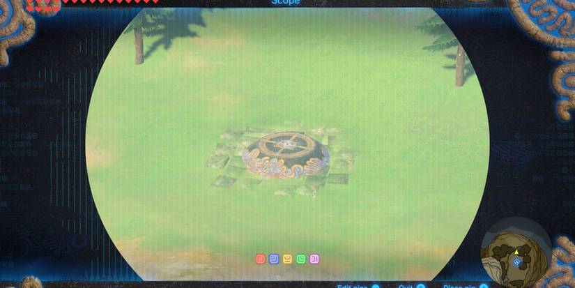 Shrine pedestal from Rito Village BOTW