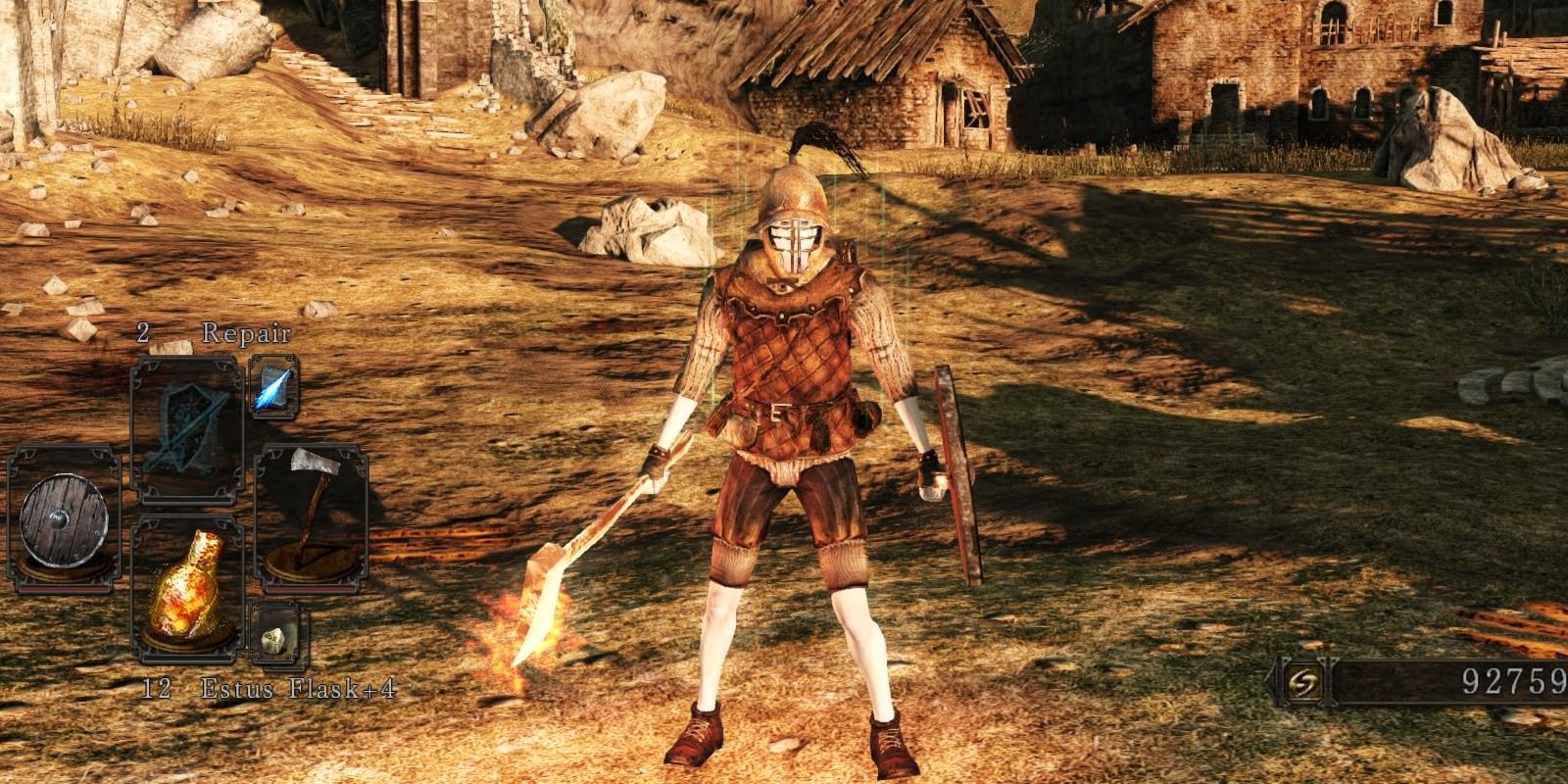 Shot of player in the Bellkeeper Armor set