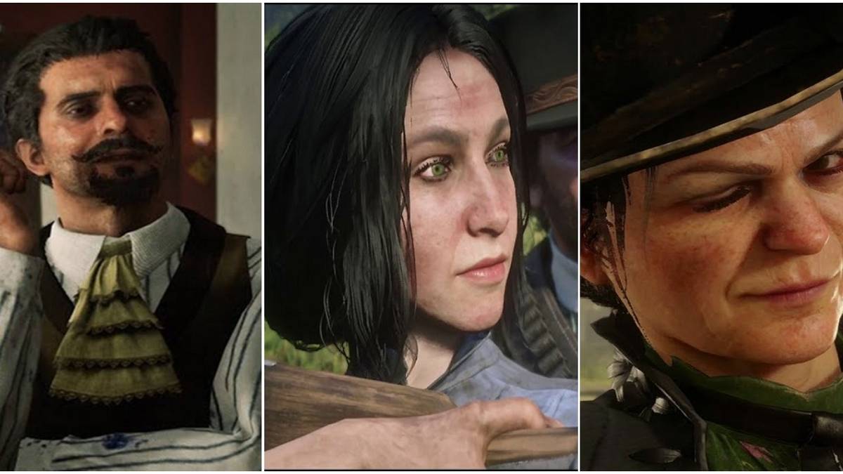 Red Dead Redemption 2 Charles Chatenay, Charlotte Balfour. and Black Belle
