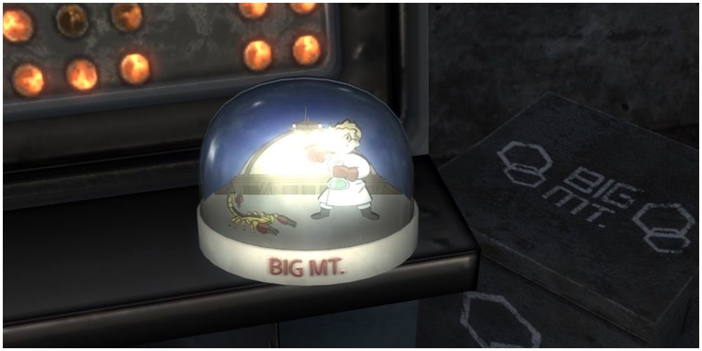 Big MT snow globe located in one of the labs