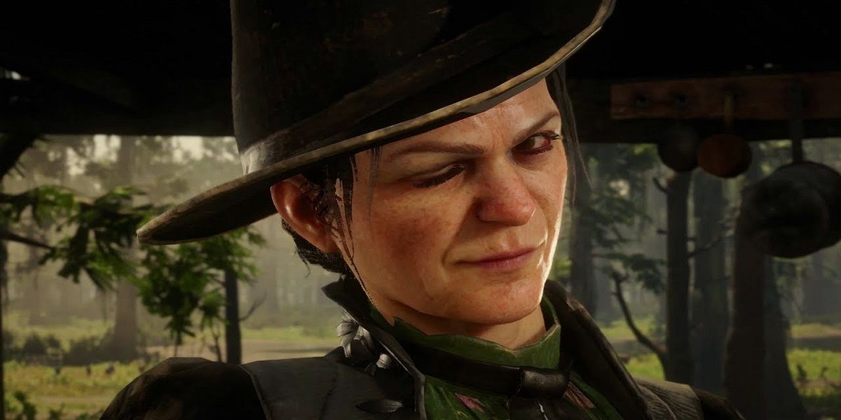 RDR2 Black Belle Winking