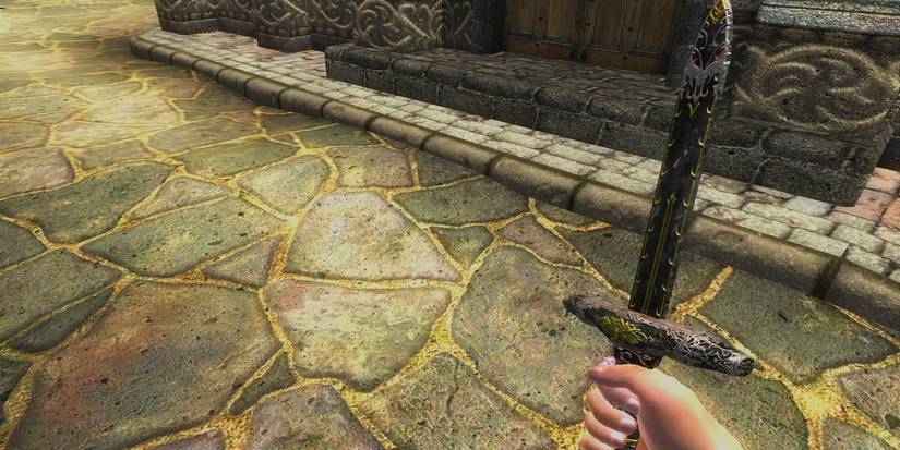 Blade Of Woe is enchanted by Night Mother In oblivion