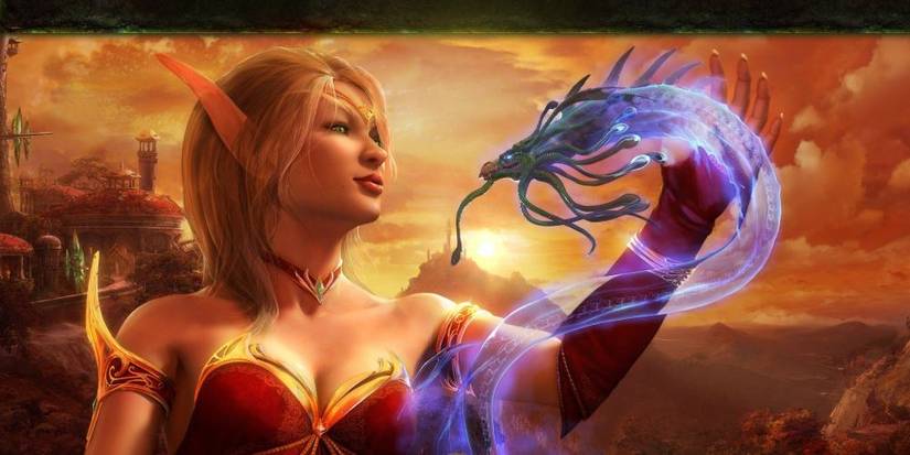 Blood Elf Loading Screen World of Warcraft Burning Crusade Classic