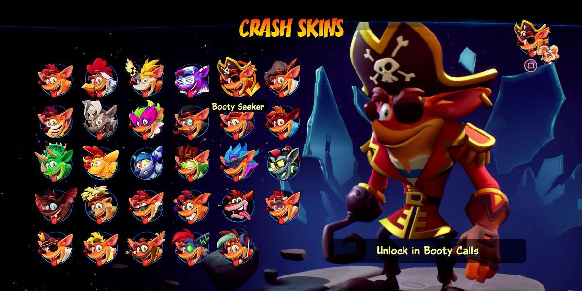 Crash 4 - Booty Seeker skin