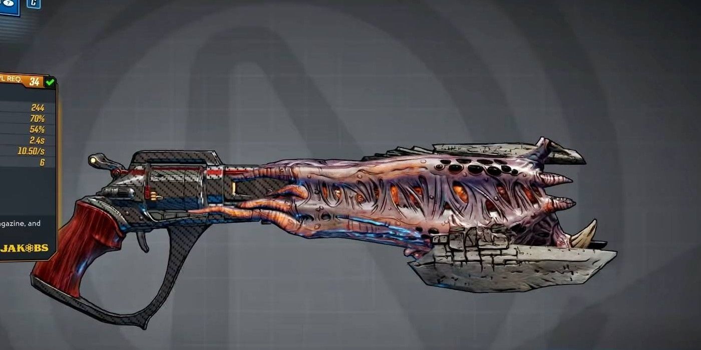 Borderlands 3 Queen's Call Skin close up with blinking eyes