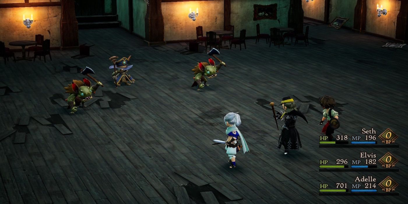 Bravely Default 2 gameplay screenshot