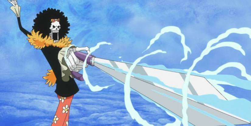 One Piece Brook Sword Wielding