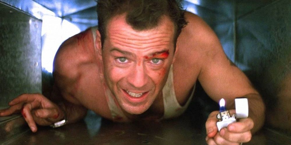 Bruce Willis in Die Hard