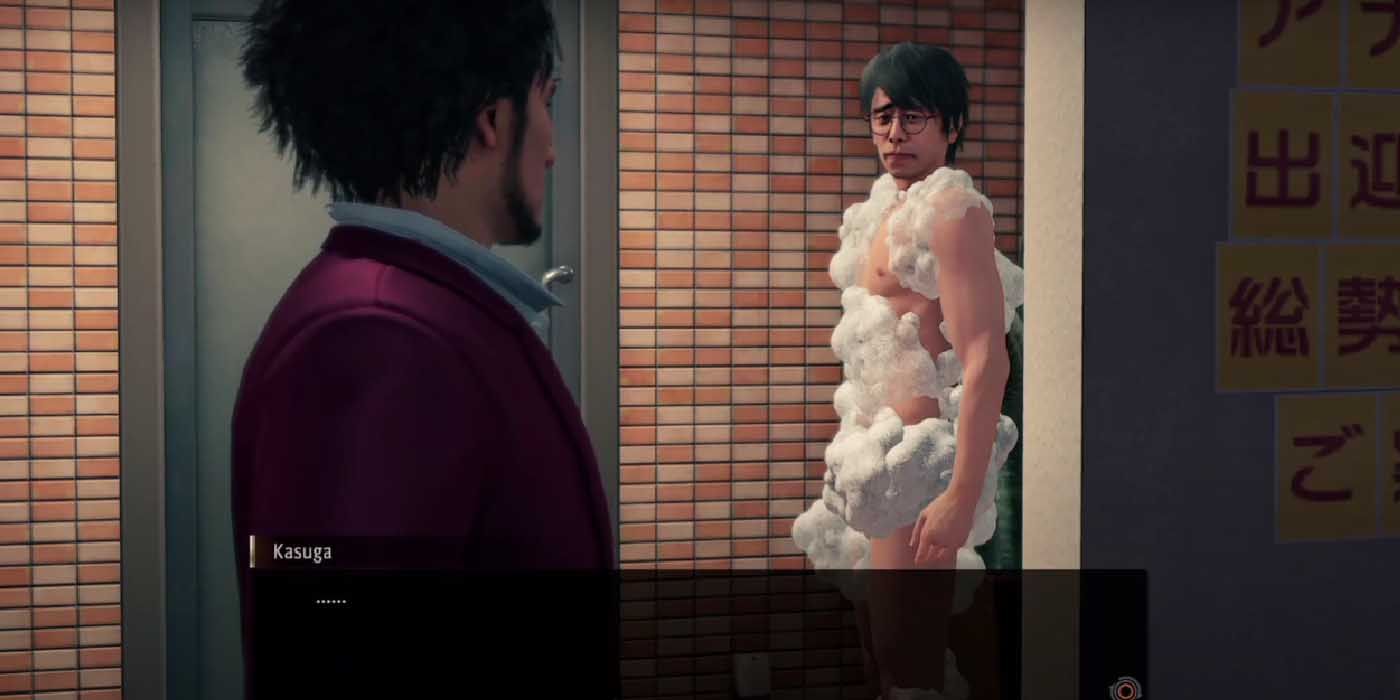 Encountering the Bubble Guy in Yakuza: Like a Dragon