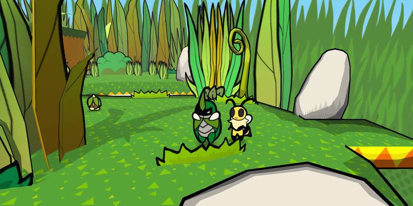 Kabbu the beetle and Vi the bee in Bug Fables: The Everlasting Sapling