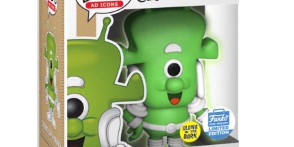 Smiling Cozmic Crunch Cap 'N Funko Pop, with Limited Edition sticker on box.