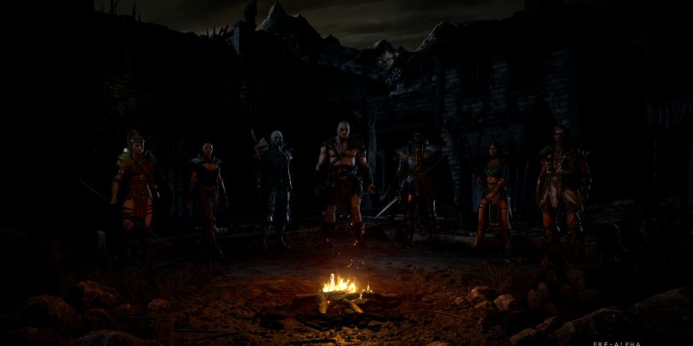 Character Select Diablo 2 Resurrected Remaster