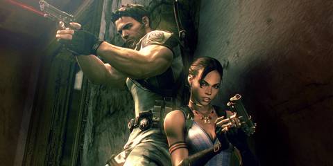 Chris and Sheva in Resident Evil 5